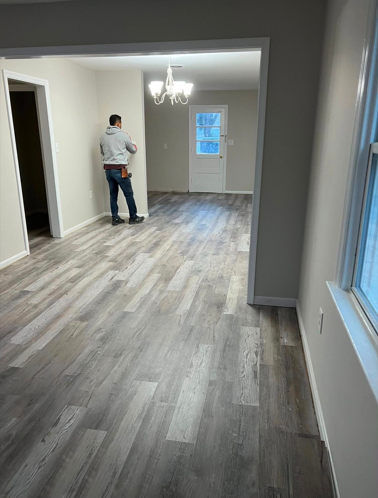 Flooring transformation - after